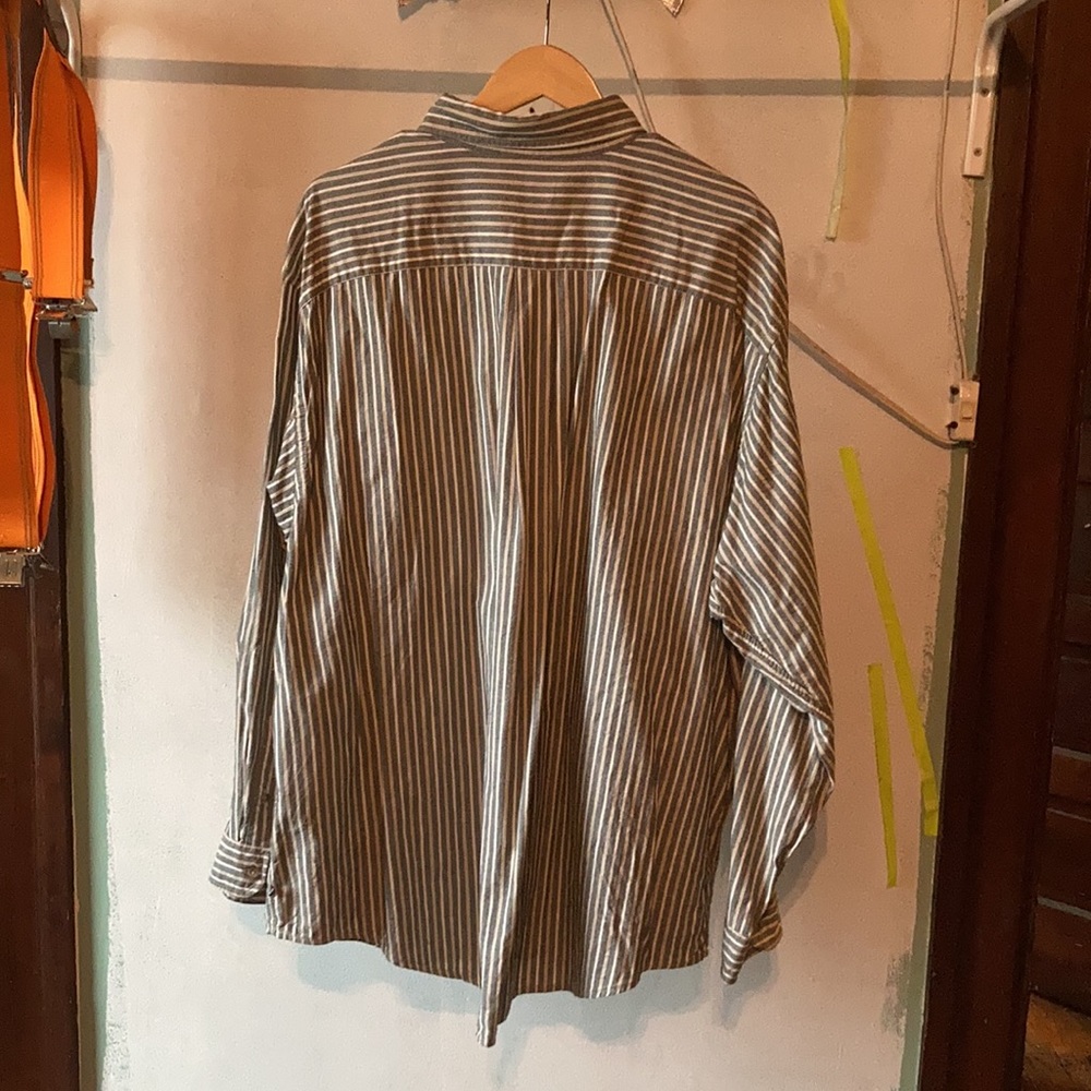 Arrow Striped Button Down Shirt - image 3